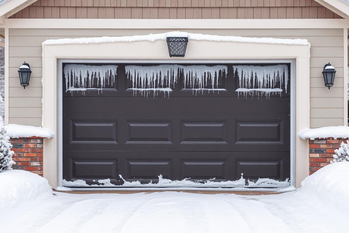 Winterizing a garage door for cold weather in North Carolina