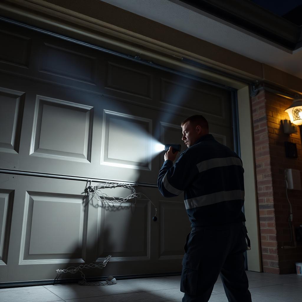 Emergency garage door repair service available 24/7 in Ramseur area