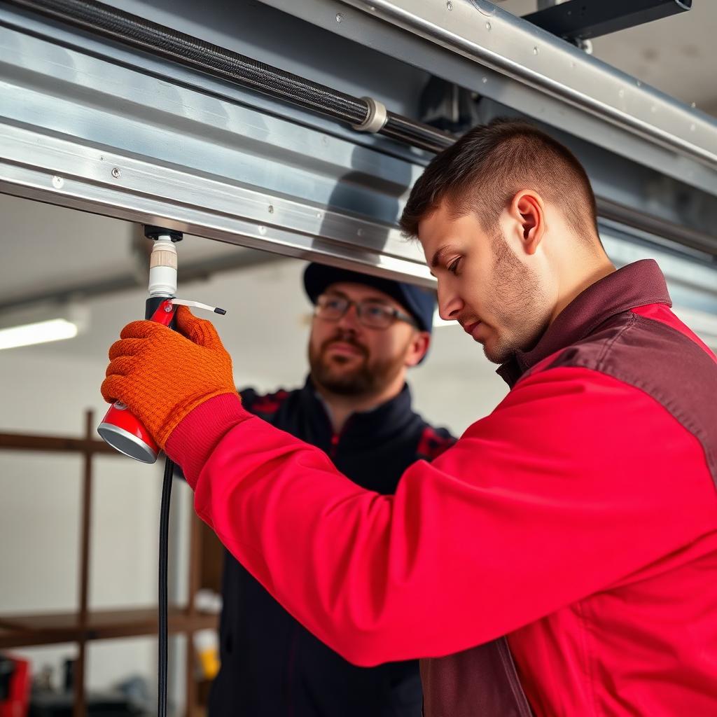 Garage door maintenance and tune-up service for optimal performance